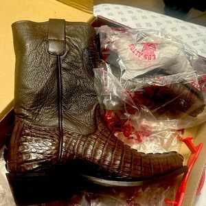 Caiman Tail Mexican Cowboy Boots
